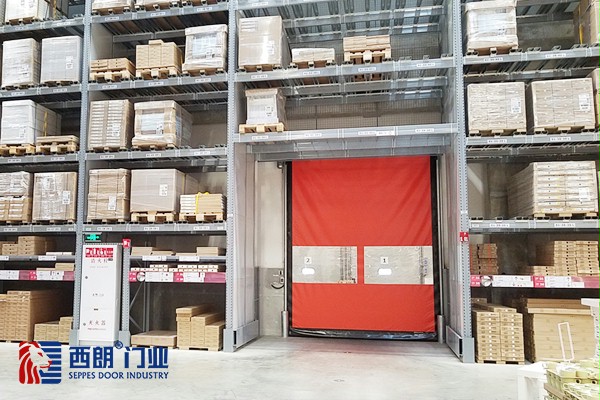 拉链式常州快速门