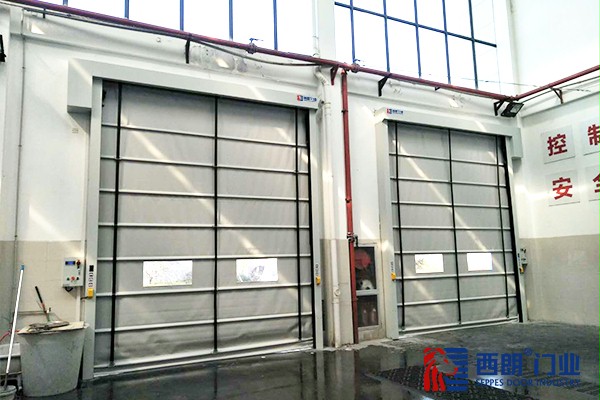 常州夏季防蚊虫pvc堆积式快速门