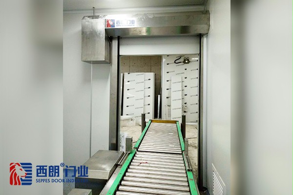 生产输送线自动快速卷帘门