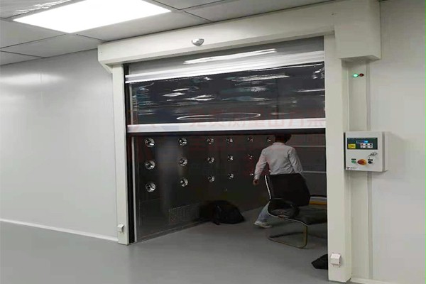 工厂通道出入口透明快速卷帘门