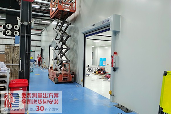 新材料车间防尘快速卷帘门