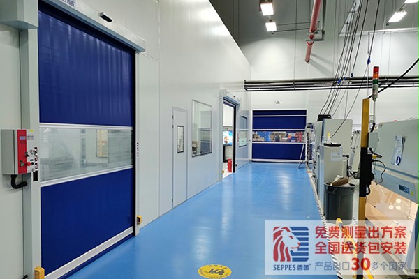 洁净室快速卷帘门1 洁净室快速卷帘门