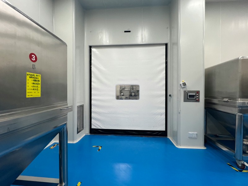 洁净室拉链快速门