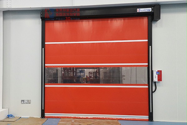 餐具消毒车间内部常用的快速门1 餐具消毒车间内部常用的快速门